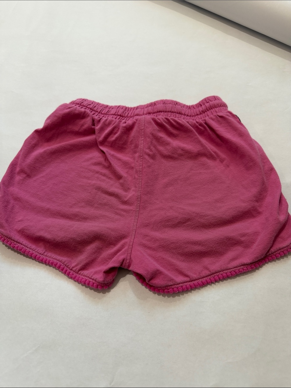 Tea Collection Raspberry Pom-Trim Knit Drawstring Shorts - Picture 4 of 4